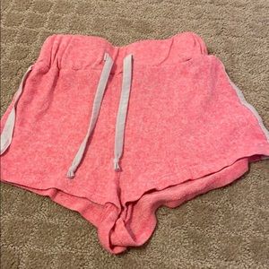pink shorts